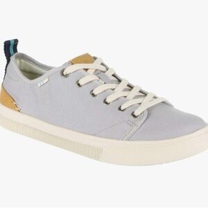TOMS Womens Trvl Lite Low Lace Up Sneakers Shoes Size 7 Grey Casual Lightweight